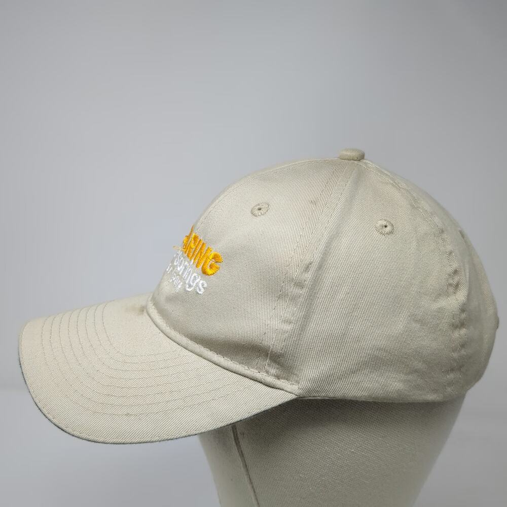 Port & Company Baseball Cap Beige One Size Roaring Springs Water Park Logo Hat View 3